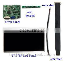 17.3" (1920 x 1080) Lcd Panel With Tft Display Controller Kit Edp Interface thumbnail-1