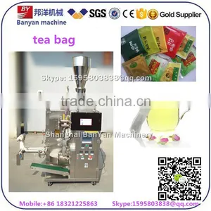 Automatic Filter Paper Tea Bag Packing Machine With String and Tag and Envelope thumbnail-1