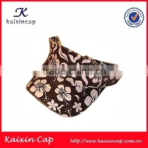 New Fashion Custom 100% Cotton Floral Print High Quality Blank Sun Visor Cap Sun Visor Hat thumbnail-1