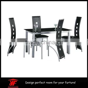 Noble House Furniture With Glass Top Designs Dining Table Set thumbnail-1