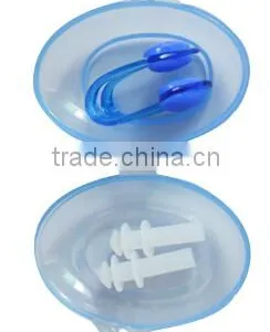 2016 High Quality Silicone Ear Plug Nose Clip Set for Swimming thumbnail-1
