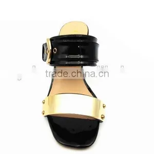 New Fashion Middle Heel Slipper Lady Party Sandals Slipper thumbnail-3