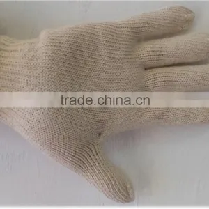 205C RAW WHITE 750 GRAMS 7 KNITTING COTTON SAFETY WORKING GLOVE thumbnail-3