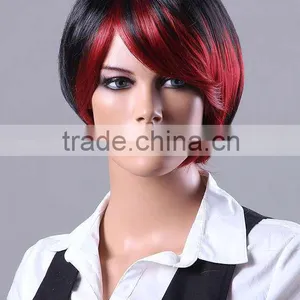Ladies Short Wig Blonde Black Brown Wig Bob Curly Boycut Wedge Style Wigs W369 thumbnail-1