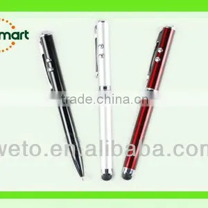 2 in 1 LED Light Laser Touch Metal Pen thumbnail-1