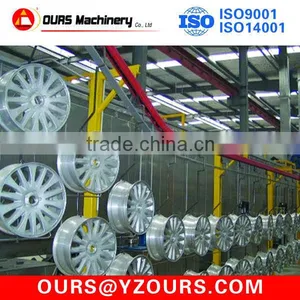 Metallic Workpiece Substrate Painting/wheels Powder Coating Line thumbnail-1