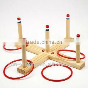Wooden Ring Toss Game thumbnail-1
