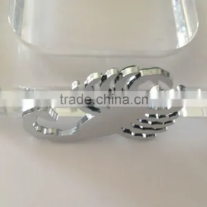 Manufacturer Fashion Sticker Car Design 3D ABS Plastic Chrome Car Decoration Sticker thumbnail-6