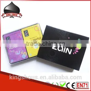 High End Poker Poker Cards Plastic With Custom Logo thumbnail-3