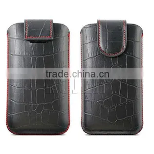High Quality Drawstring Leather Pouch for Samsung Galaxy s5 s4 s3 Note3 Note2 thumbnail-1