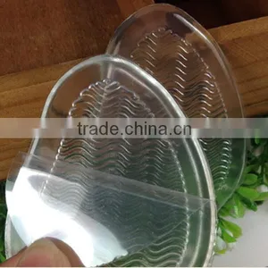Unisex Use Elastic Front Foot Shoe Pads Soft Clear Silicone Adhesive Gel Footcare Insole thumbnail-1