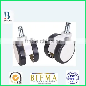 BL 2.5 Inch White& Grey Nylon PU Furniture or Medical Wheel Caster thumbnail-5