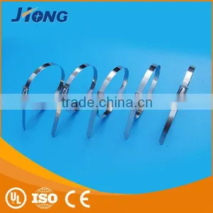 8inch 7.9*200mm Top Quality Ball-Lock Metal Cable Tie For Power Industry thumbnail-4