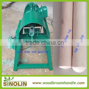 SINOLIN Wood Broom Handle Machine/machine for Making Round Dome Top thumbnail-1