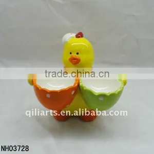 Easter Chicken Porcelain Easter Candle Holder thumbnail-1