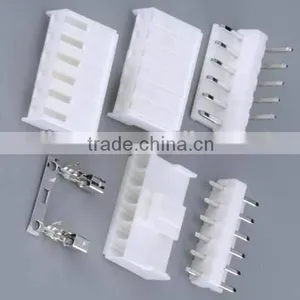 Pitch:3.96mm Wafer Single Row 90 Angle Dip Type Electrical Components 6 Pin Connector thumbnail-1