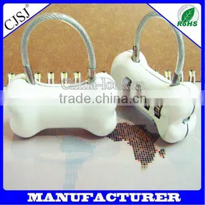 Popular Bone Shape Combination Lock/luggage Number Code Lock thumbnail-1
