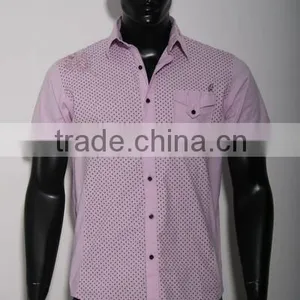Pure Cotton Short Sleeve Men's Casual Shirt thumbnail-1
