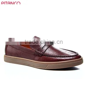 Latest Design Genuine Leather Mens Casual Leather Shoes thumbnail-1