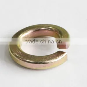 DIN127 Yellow Zinc Spring Washers thumbnail-3
