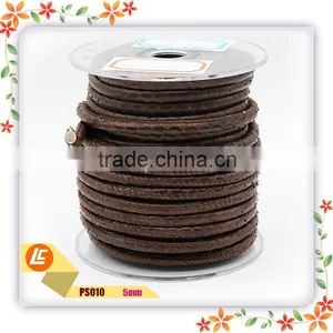 Top Quality Genuine Round Leather Cord Snakeskin thumbnail-1