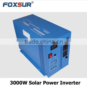 3000W Digital Display Pure Sine Wave Solar Inverter With PWM Solar Controller 12V dc to 110V AC With Battery Charger thumbnail-2
