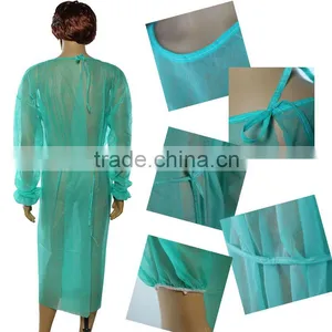 White Hospital Nonwoven Fabric Surgical Gown thumbnail-3