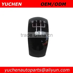YUCHEN Car Shift Gear Knob Black/ Silver Cover Caps For Skoda Octavia II A5 MK2 2004-2010 Car Spare Parts thumbnail-1