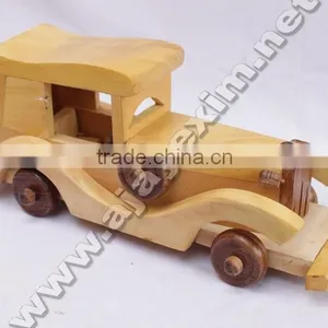 Wooden Vintage Car Big thumbnail-1