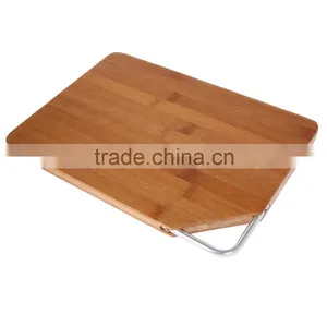 Extra Large Bamboo Cutting Board Thick Strong Bamboo Wood Cutting Board With Drip Groove With Handle thumbnail-1