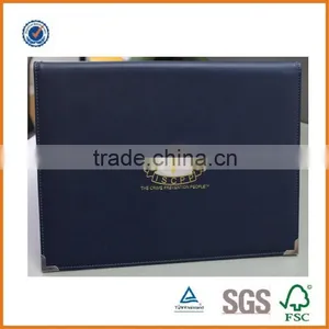 High Quality A4 Leather Diploma Holder, Diploma Holder With Leather Cover thumbnail-1