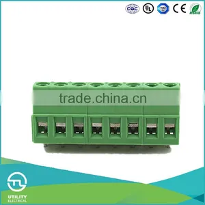 UTL Factory Direct China 5mm Europe Type Pcb Screw High Temperature Ceramic Screw Terminal Block 15A 300V thumbnail-1