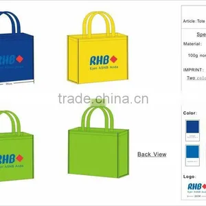2012 Hot Sale Non Woven Shopping Tote Bag thumbnail-1