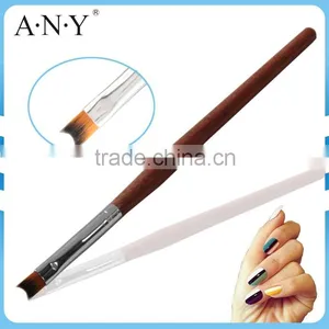 ANY French Nails Building and Design Rosewood Nail Brush for French Style thumbnail-1