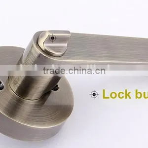 2016 New Tubular Zinc Alloy Lever Lock Door Lever Lock Lever Door Handle Interior Door Latch Types thumbnail-5