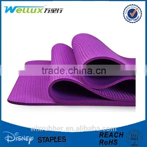 Custom Mesh Fabric Surface Natural Rubber Yoga Mat Quality Choice thumbnail-3