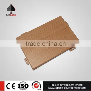 Excellent Corrosion Resistance 3.5mm Wood Grain Aluminum Solid Panel Balcony Decoration thumbnail-1