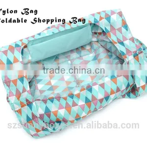 2016 New Style Colorful Nylon Foldable Lamination Bag for Shopping Quality Choice thumbnail-4