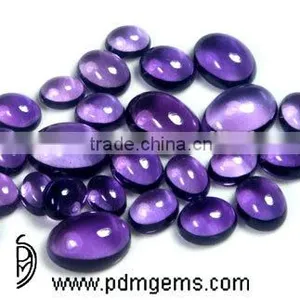 Amethyst Oval Shape Cabochon Gemstone, Amethyst Oval Shape Cabochon Loose Cabochon Stones, Oval Shape Cabochon Wholesale Gemston thumbnail-2