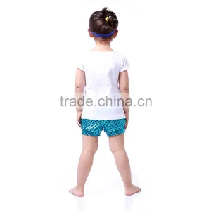 Girls Clothes Mermaid Children Shorts Set thumbnail-4