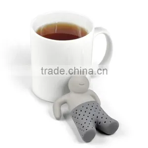Hot Selling! Eco-friendly Silicone Mr Tea Infuser, Silicone Tea Infuser for a Mug or Cup, FDA Approved thumbnail-1