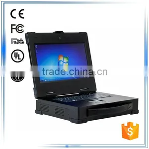 14"i5 CPU 4G RAM SSD120G 2PCI Slot 2LAN 4USB 1DVI 1COM Rugged Laptop Computer pc thumbnail-2