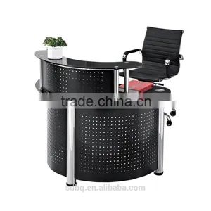 XPT-P0406 Office Small Curved Reception Counter Desks Design thumbnail-1