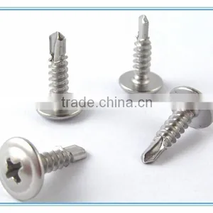 Hex Washer Head Self Drilling Screw With Wing and Bond Washer thumbnail-1