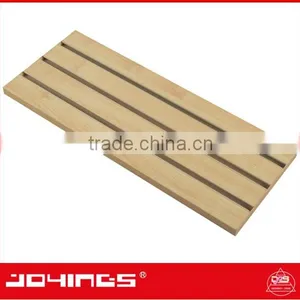 MDF Slatwall Melamine Panel With Aluminum Extrusion Inserts thumbnail-6