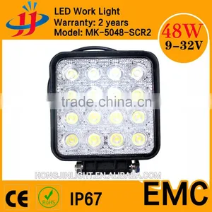 High Quality Tractor Jeep Offroad Light 48W Auto Led Work Lights thumbnail-1