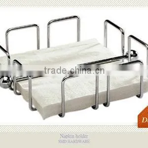 Metal Chrome Square Napkin Holder thumbnail-1