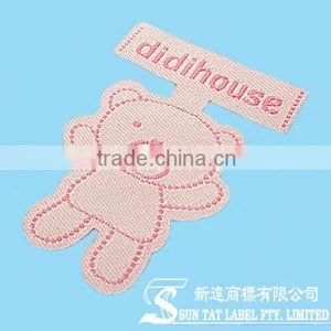 Cute Laser-cut Heat Seal Adhesive Denim Woven Patch thumbnail-1