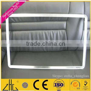 Wow!! OEM Mechanical Polishing Oxidation Processed Aluminium Profile for White Board,20um Anodized Polished Aluminium Extrusion thumbnail-1