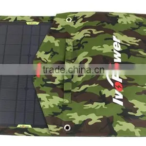Outdoor 5V 12V 18V Flexible Foldable Portable Solar Charger thumbnail-4
